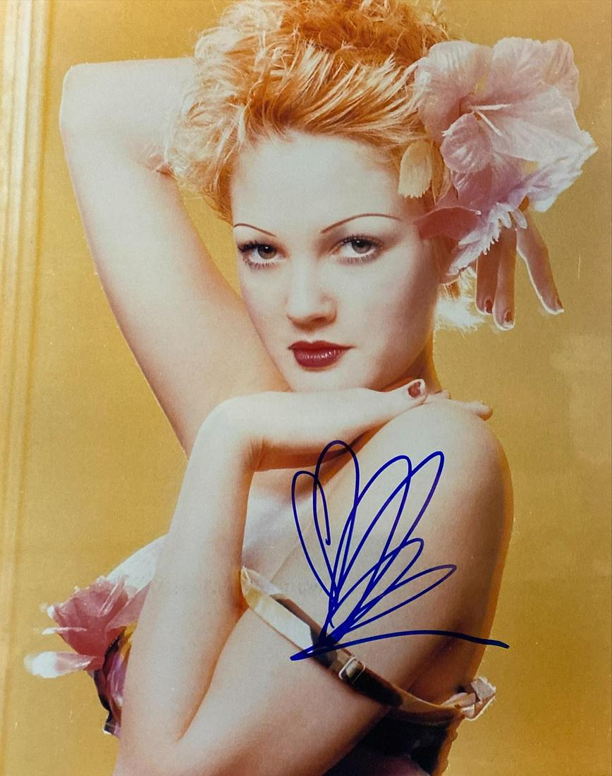 Drew Barrymore signed photo (1 of 1)