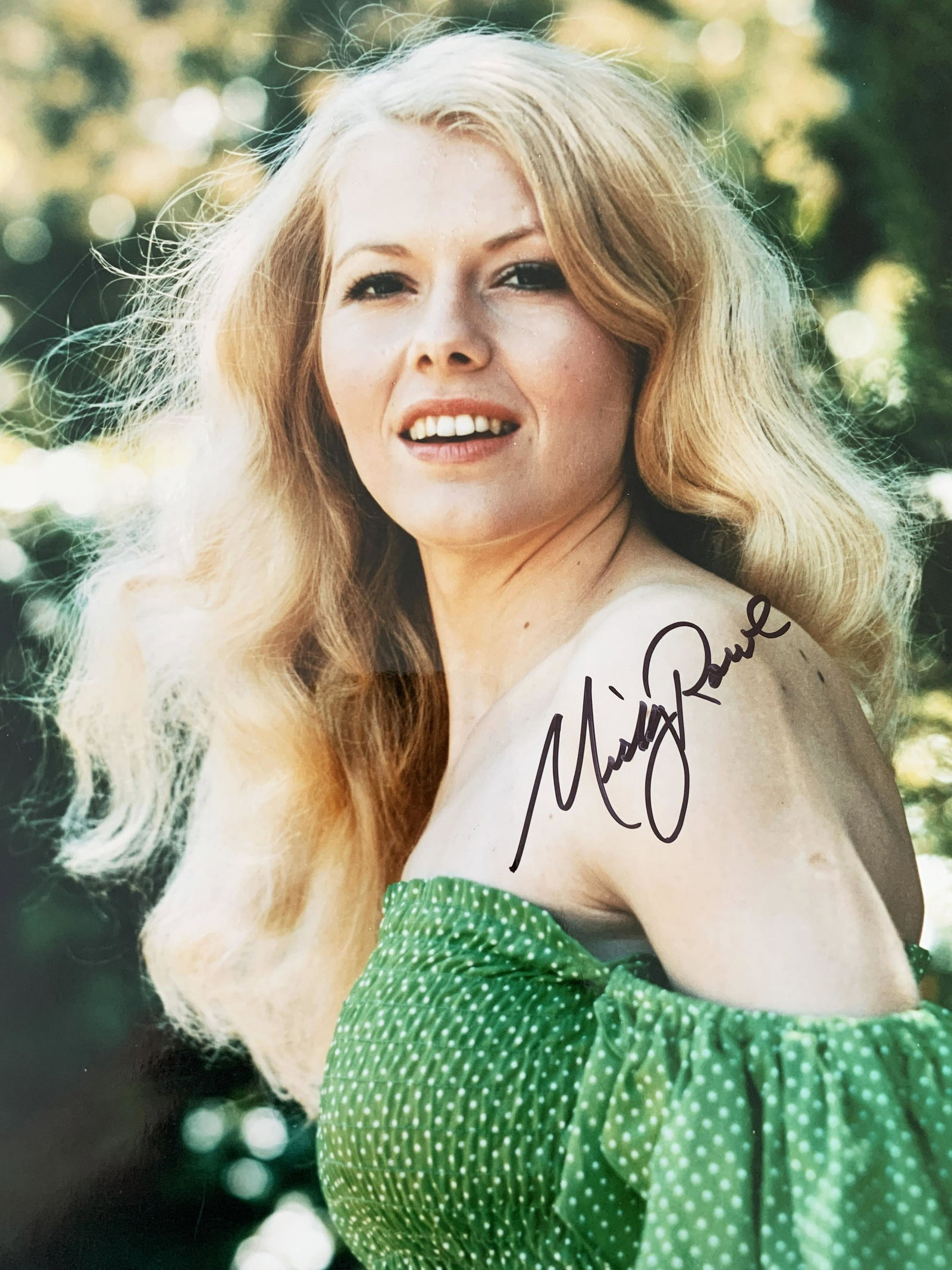 Misty Rowe signed photo: Misty Rowe signed photo. 8x10 inches