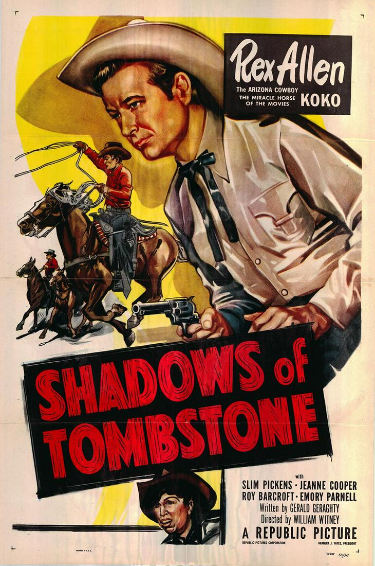 Shadows of Tombstone original 1953 vintage one sheet (1 of 1)