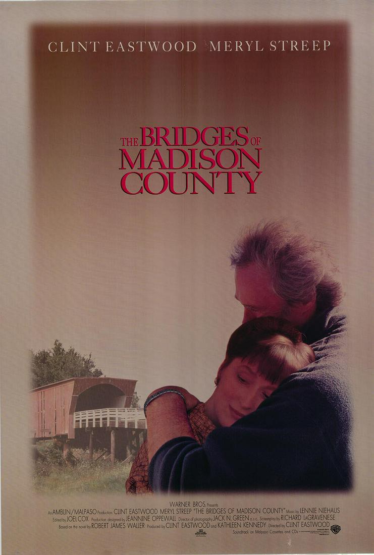 The Bridges of Madison County 1995 original one sheet (1 of 1)