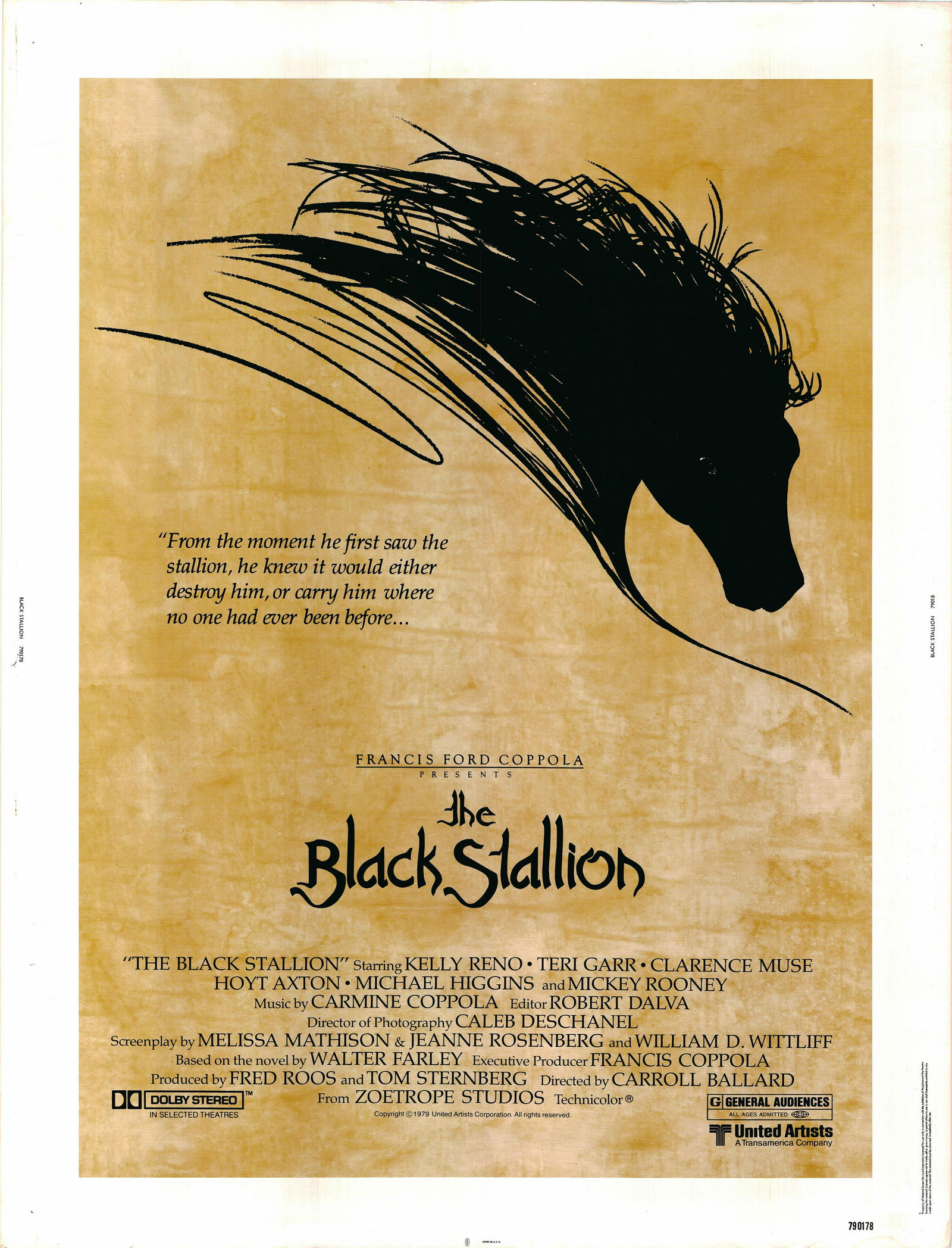 The Black Stallion original 1979 vintage one sheet (1 of 1)