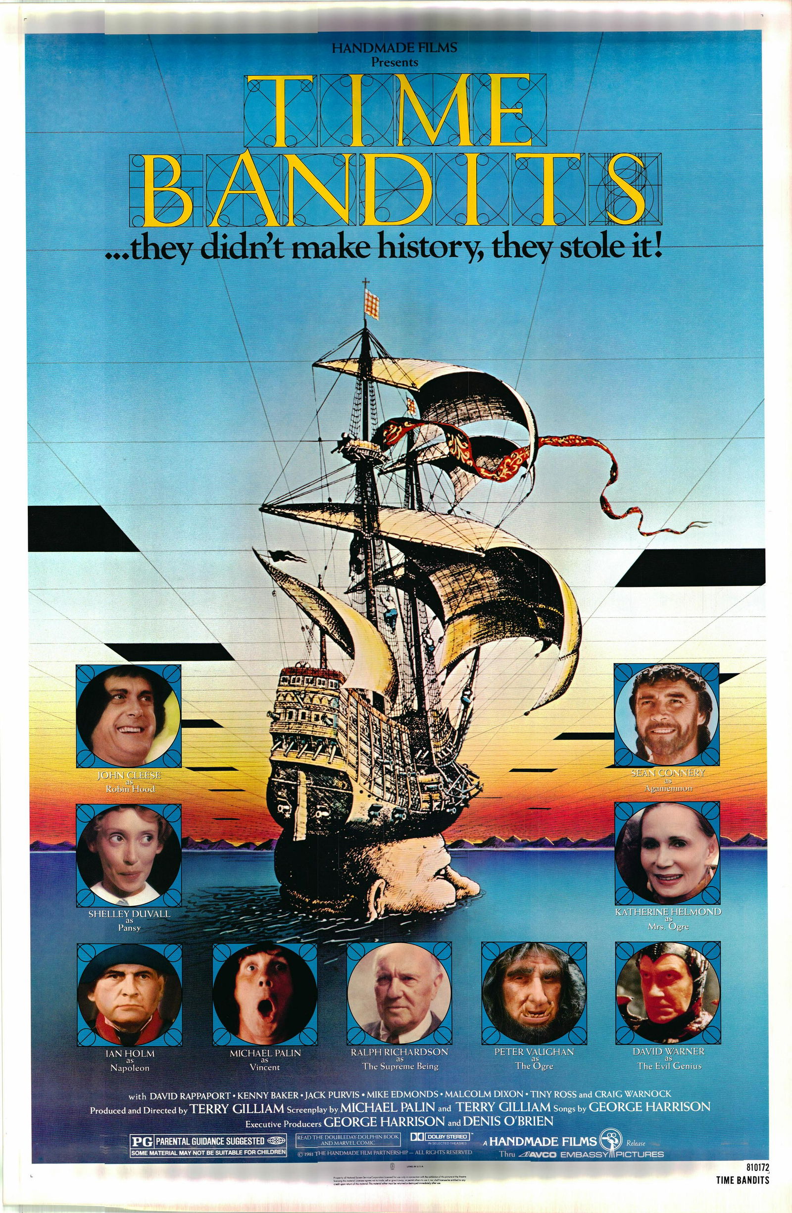 Time Bandits original 1981 vintage one sheet movie (1 of 1)