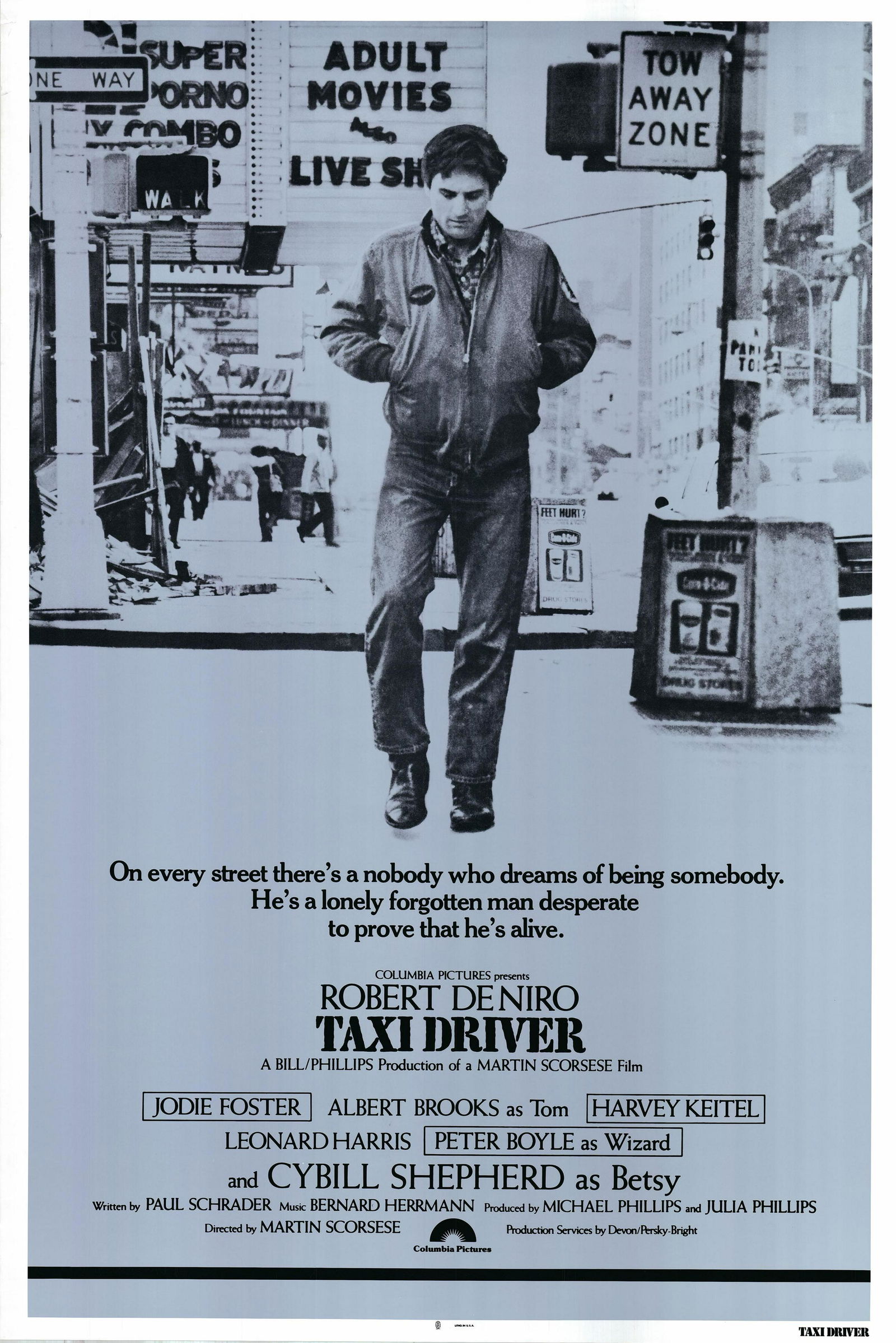 Taxi Driver 1976 original vintage movie poster (1 of 1)