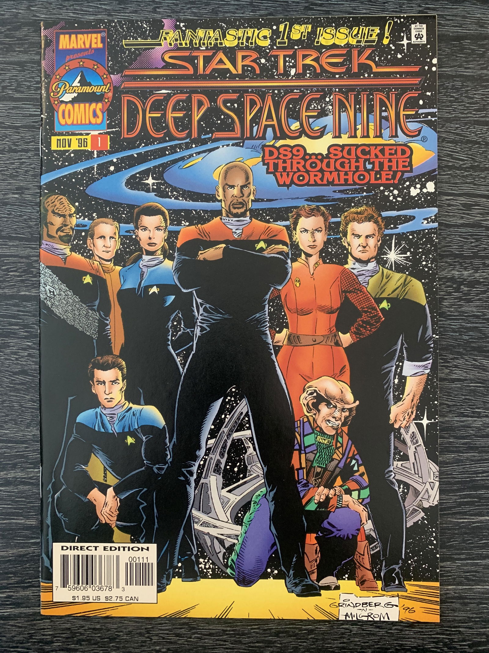 Star Trek Deep Space Nine comic book: Star Trek Deep Space Nine comic book. Nov. 1996, 7x10 inches