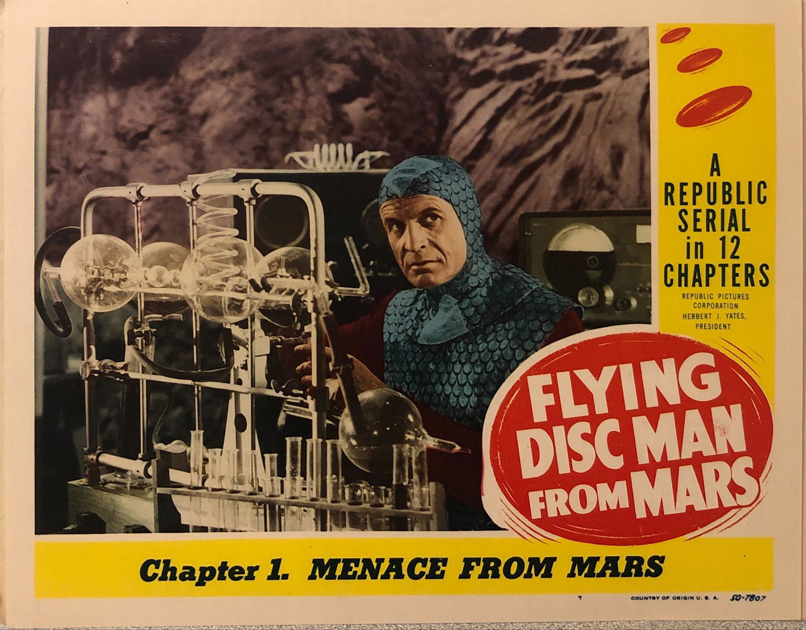 Flying Disc Man from Mars original 1950 vintage lobby (1 of 1)