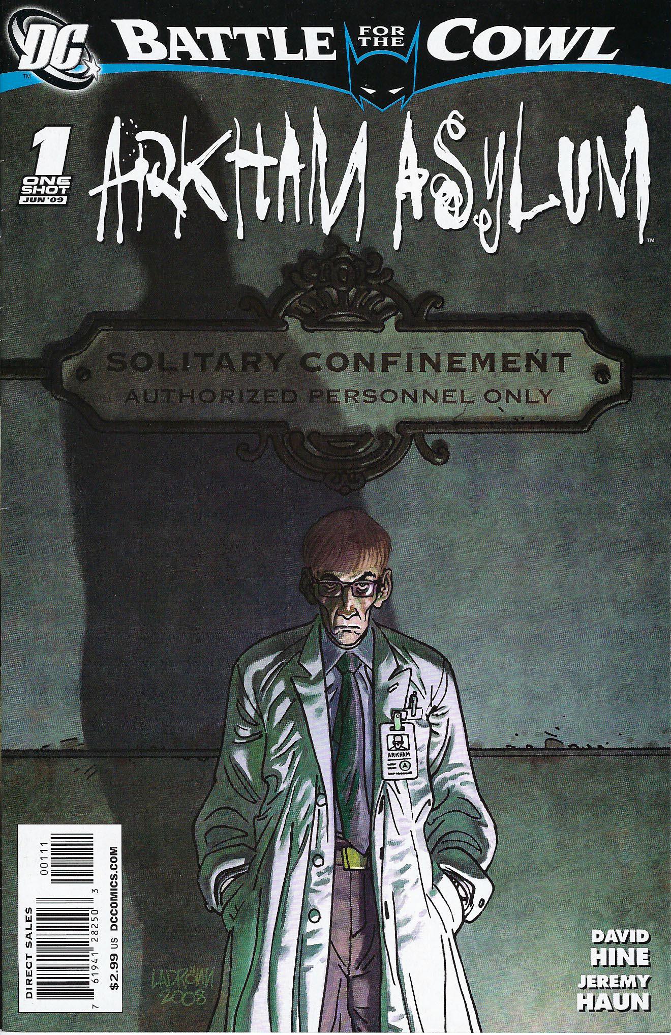 Batman: Battle for the Cowl Arkham Asylum DC Comic Book (1 of 1)