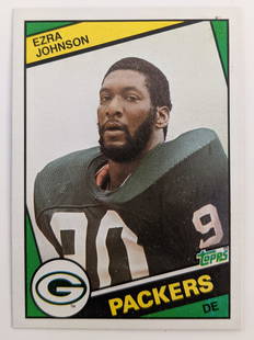 Ezra Johnson Football Trading Card - Topps #270 1984: Ezra Johnson Football Trading Card - Topps #270 1984