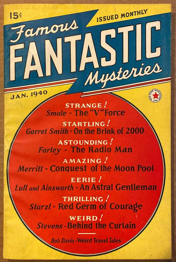 Famous Fantastic Mysteries Jan 1939 original vintage (1 of 1)