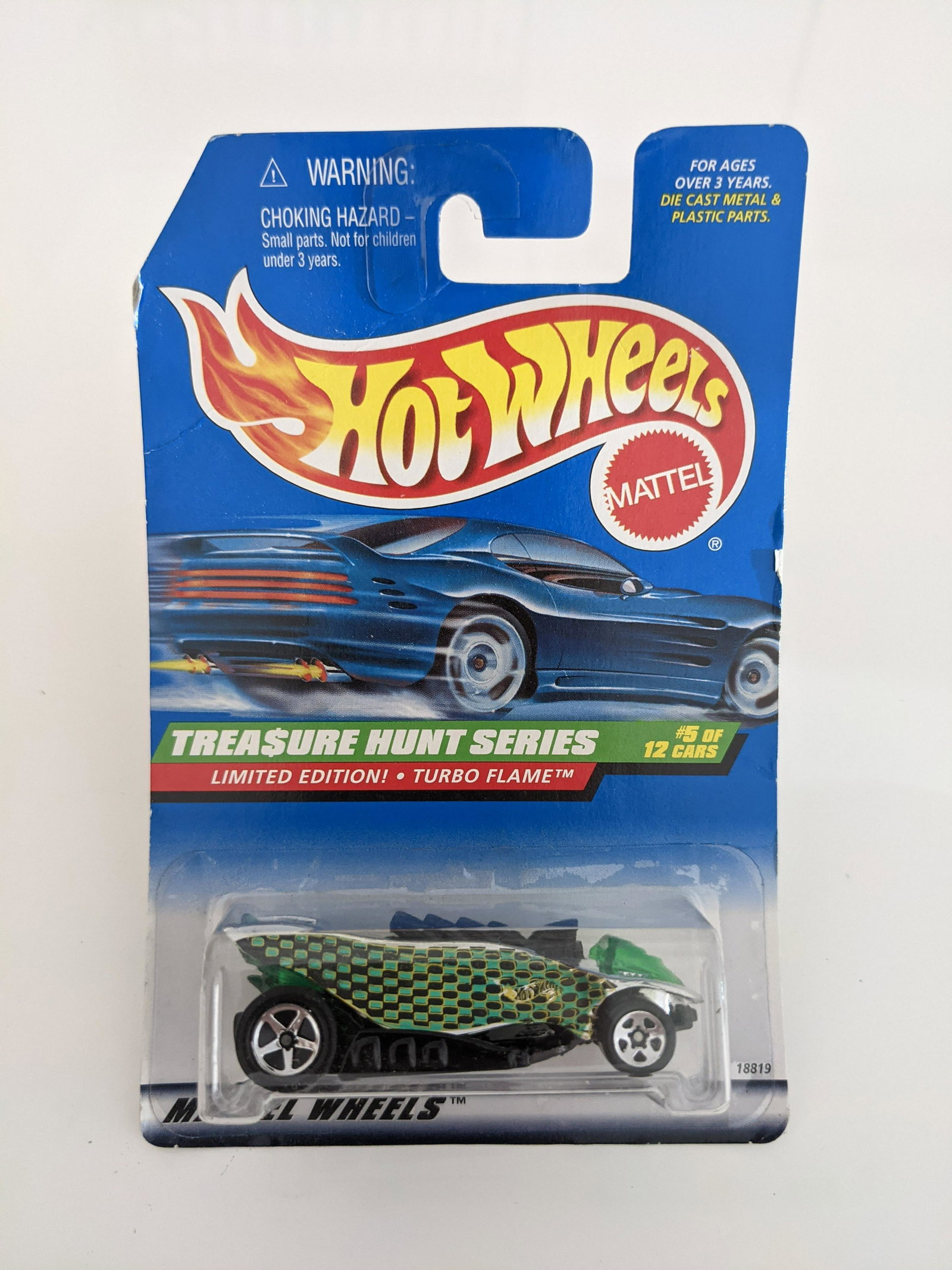 Hot Wheels Trea$ure Hunt Series Limited Edition Turbo: Mattel Hot Wheels Trea$ure Hunt Series Limited Edition Turbo Flame #5 of 12
