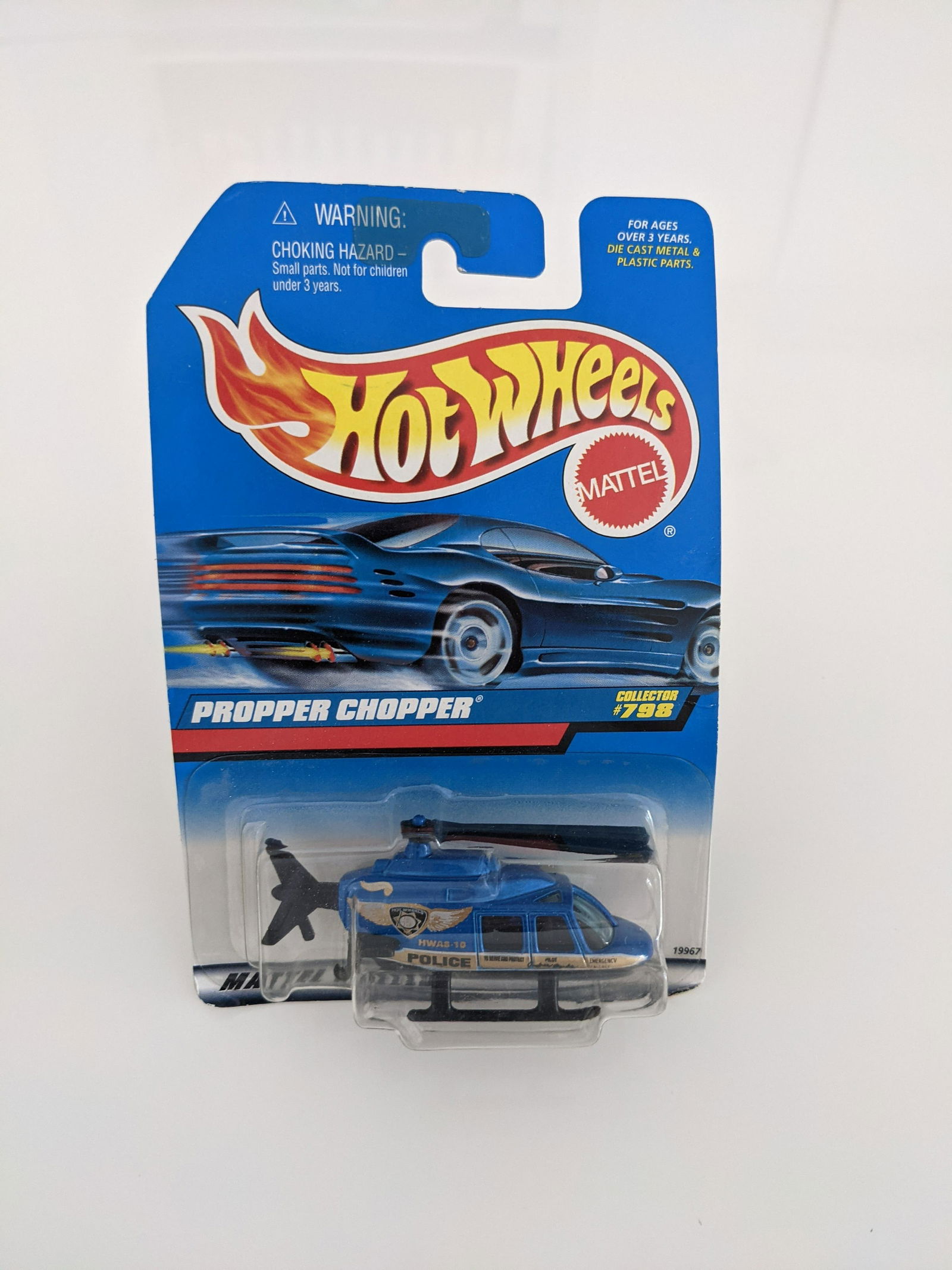 Hot Wheels Propper Chopper-1996 First Editions: Mattel Hot Wheels Propper Chopper-1996 First Editions Collector #798