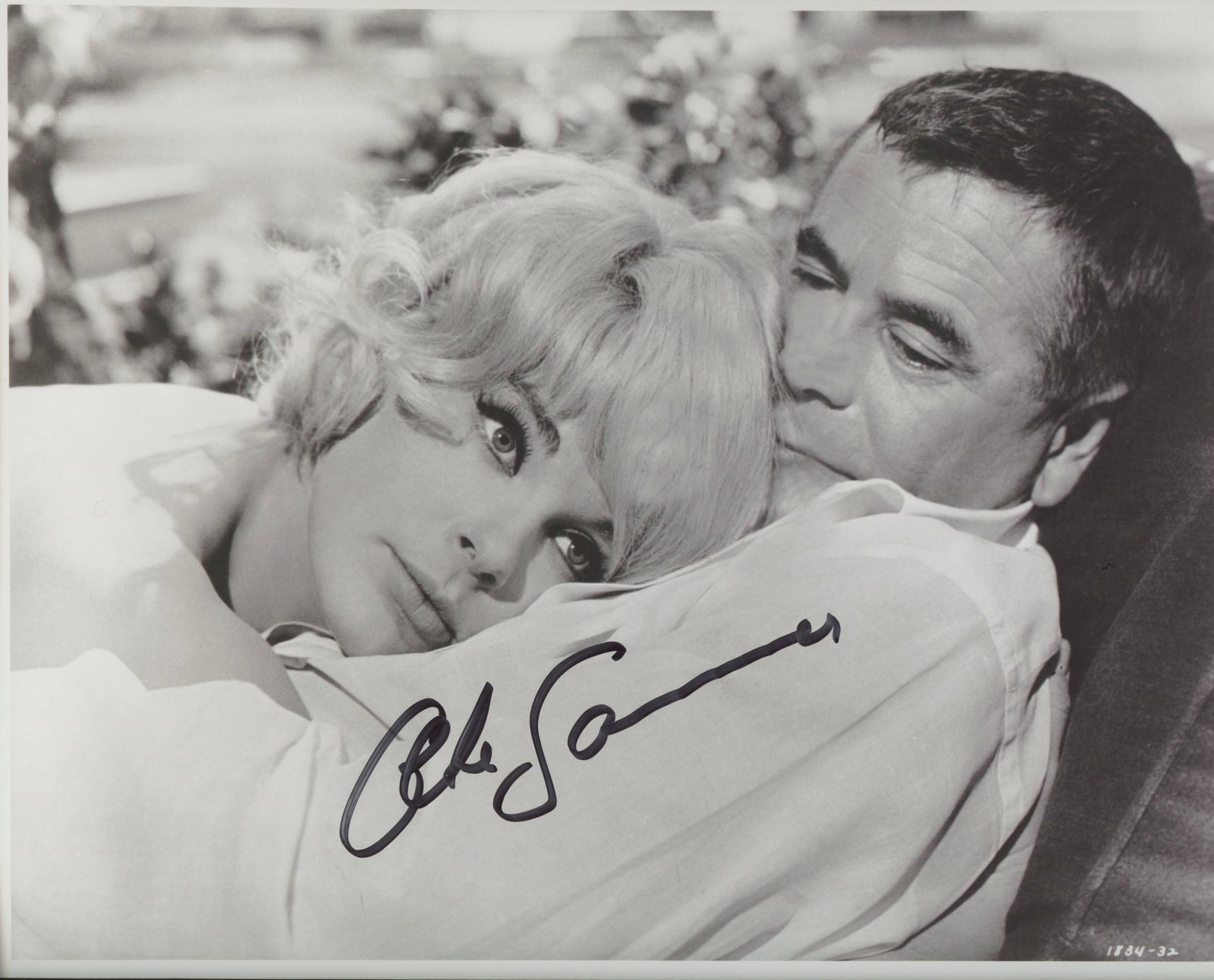 Elke Sommer signed movie photo: Elke Sommer autographed 8x10 movie photo.