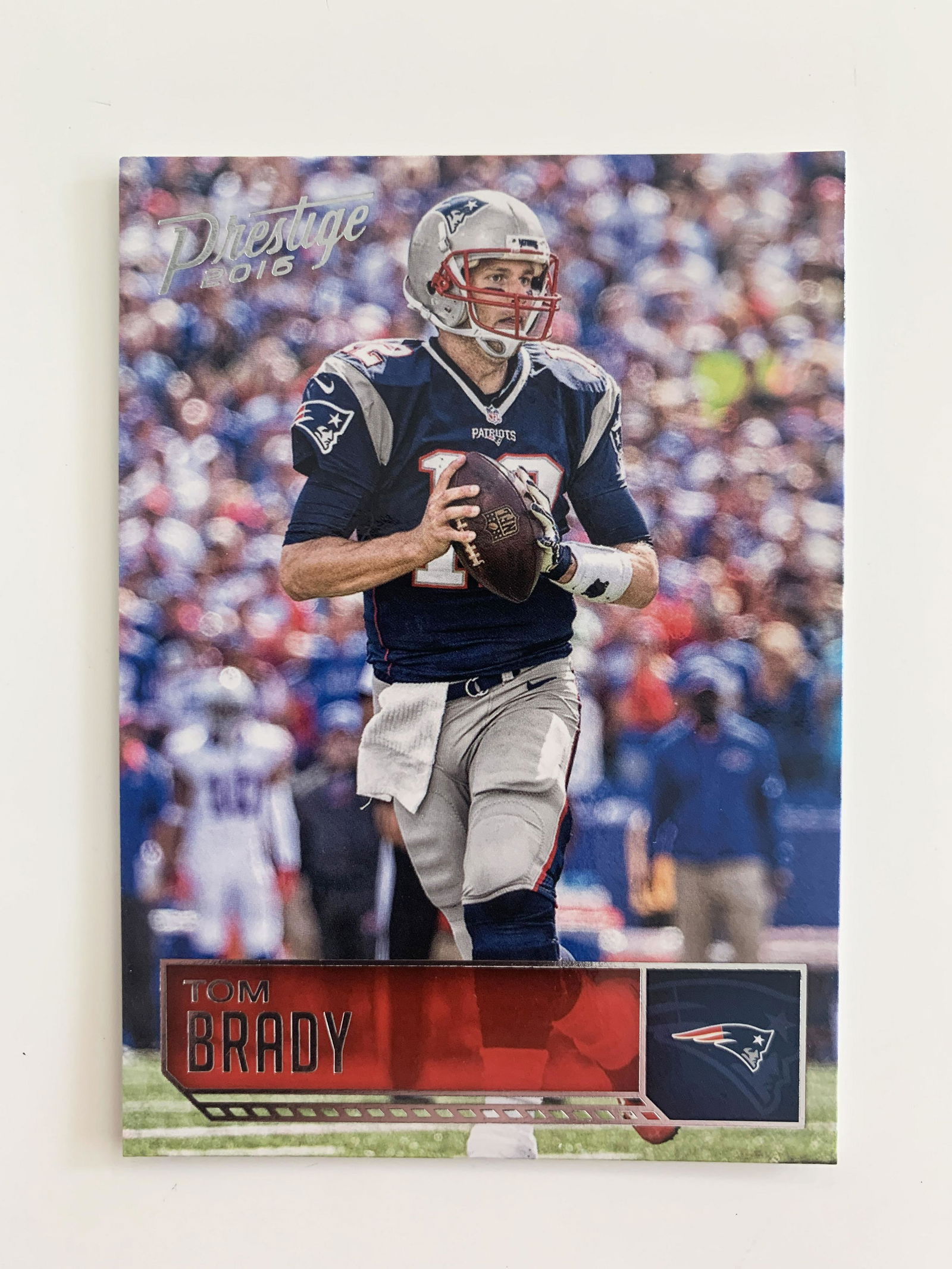 2016 PANINI PRESTIGE FOOTBALL #116 TOM BRADY CARD (1 of 1)