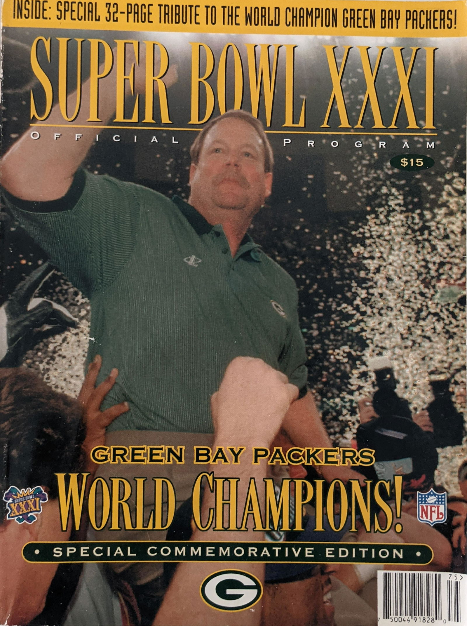 Super Bowl XXXI Official Program Green Bay Packers (1 of 1)