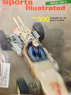 Sports Illustrated Magazine 1965 The Indianapolis 500: Sports Illustrated Magazine The Indianapolis 500 Champions Tell Why Indy Is So Brutal. May 31th, 1965 35c.