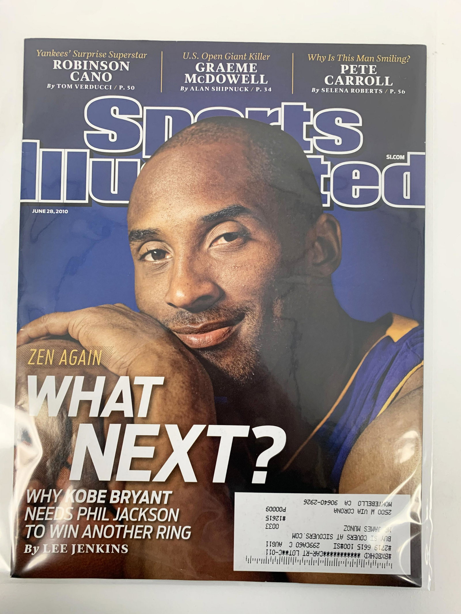 Kobe Bryant Sports Illustrated Magazine June 28th 2010: Kobe Bryant Sports Illustrated Magazine June 28th 2010