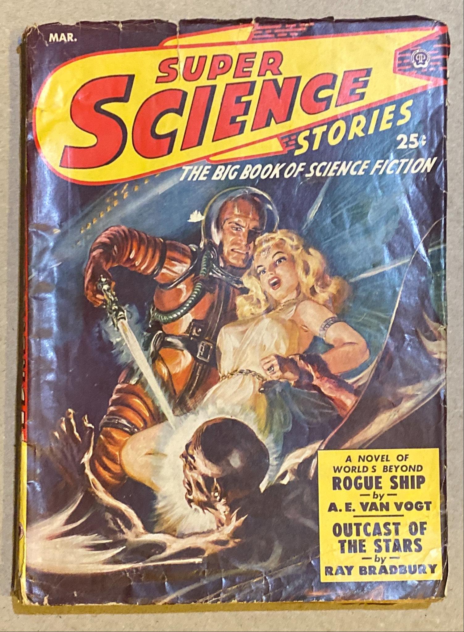 Super Science Stories original March 1950 vintage pulp (1 of 1)
