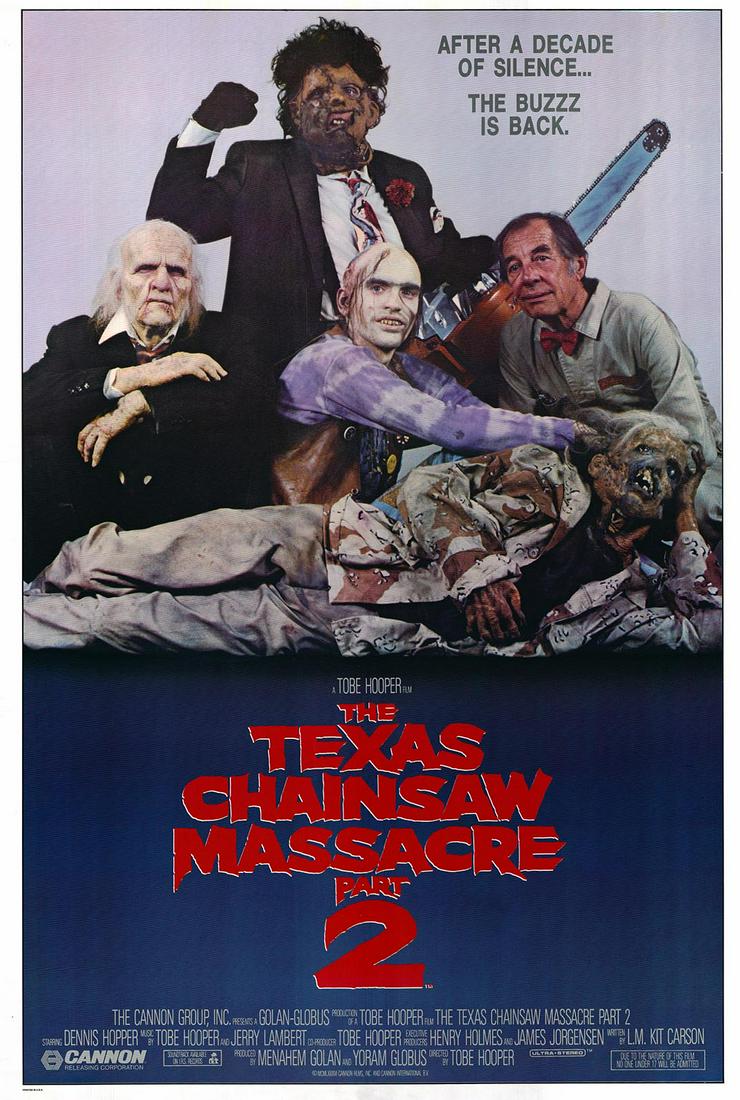 The Texas Chainsaw Massacre 2 1986 original one sheet (1 of 1)