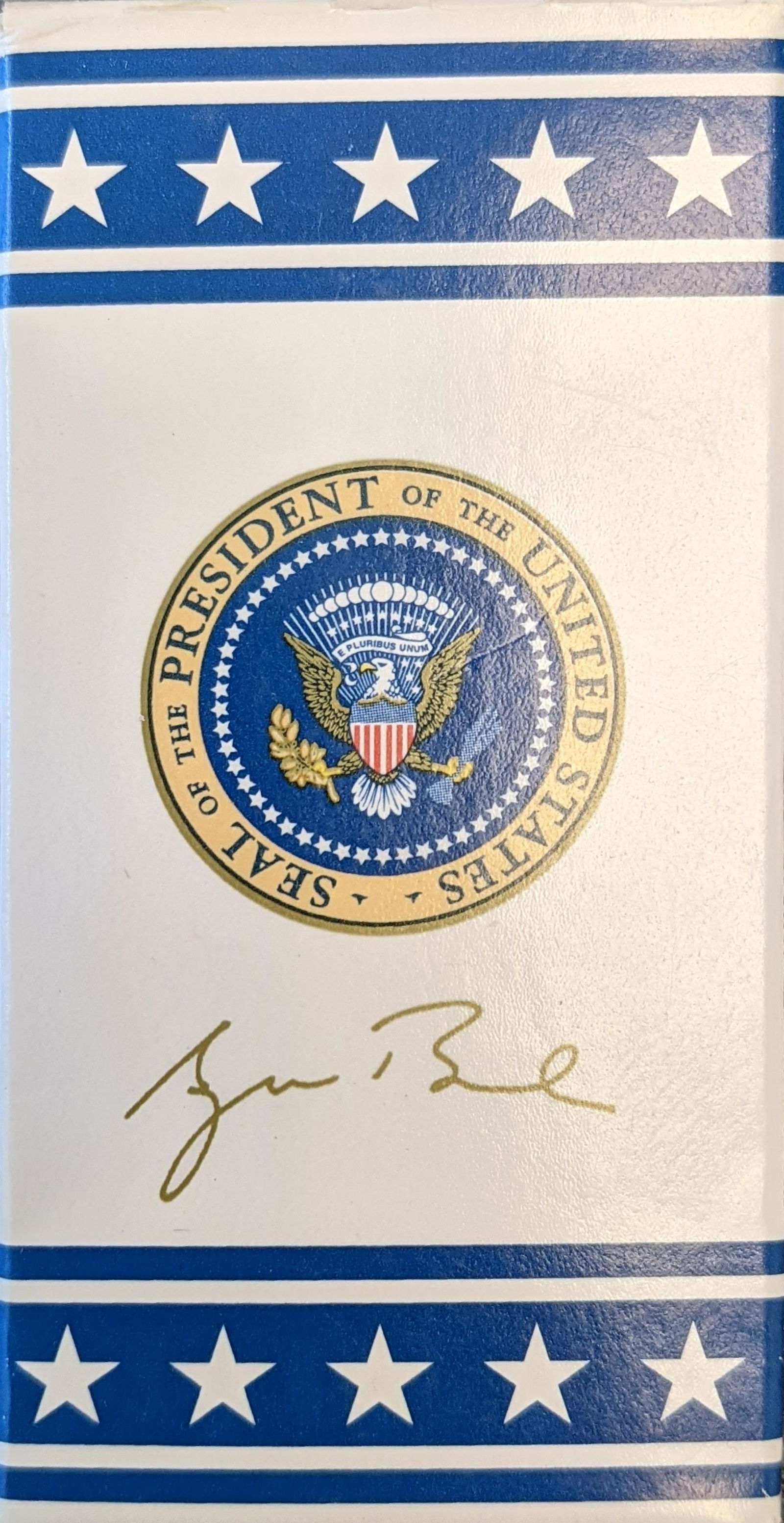 George W. Bush Presidential M&M Candy: George W. Bush Presidential M&M Candy. This is the official candy given out in the White House and on Air Force One. - 2x4 inches