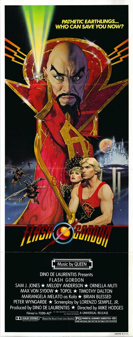 Flash Gordon Original 1980 Vintage Insert Card (1 of 1)