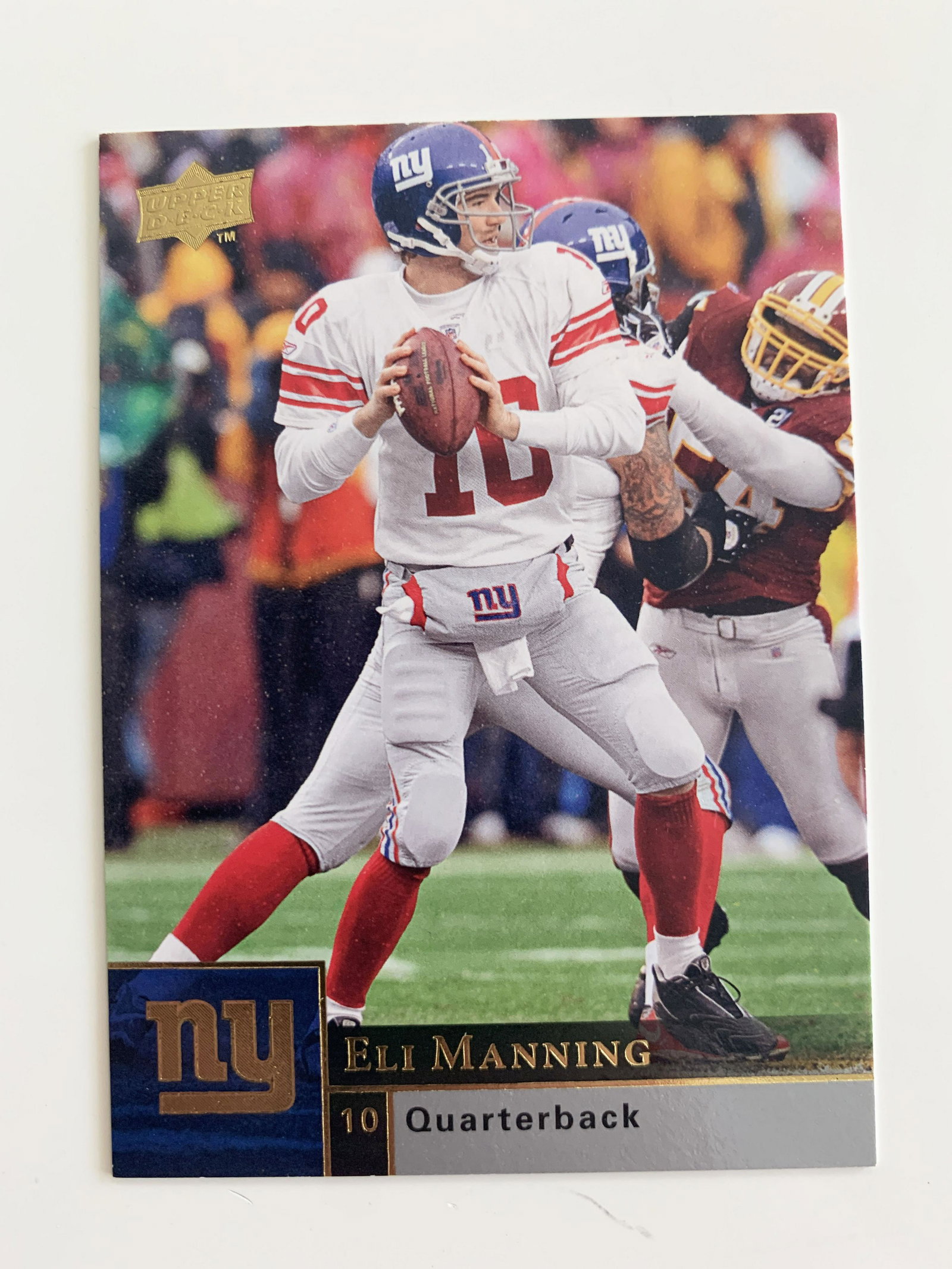 2009 UD FOOTBALL #127 ELI MANNING: 2009 UD FOOTBALL #127 ELI MANNING