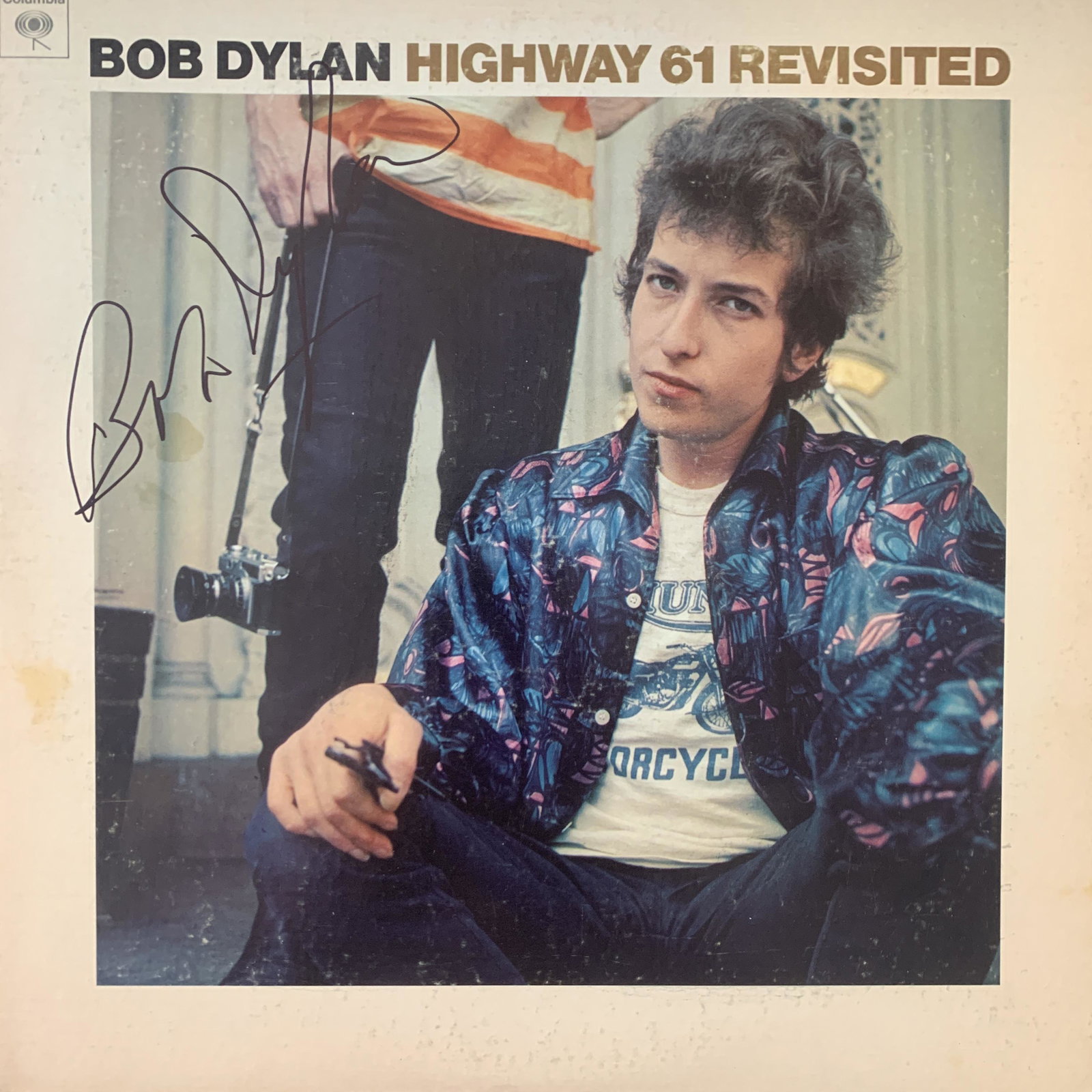 Bob Dylan Highway 61 Revisited Signed Album: Bob Dylan Highway 61 Revisited Signed Album autographed by: Bob Dylan - 12x12 inches - Vinyl Included