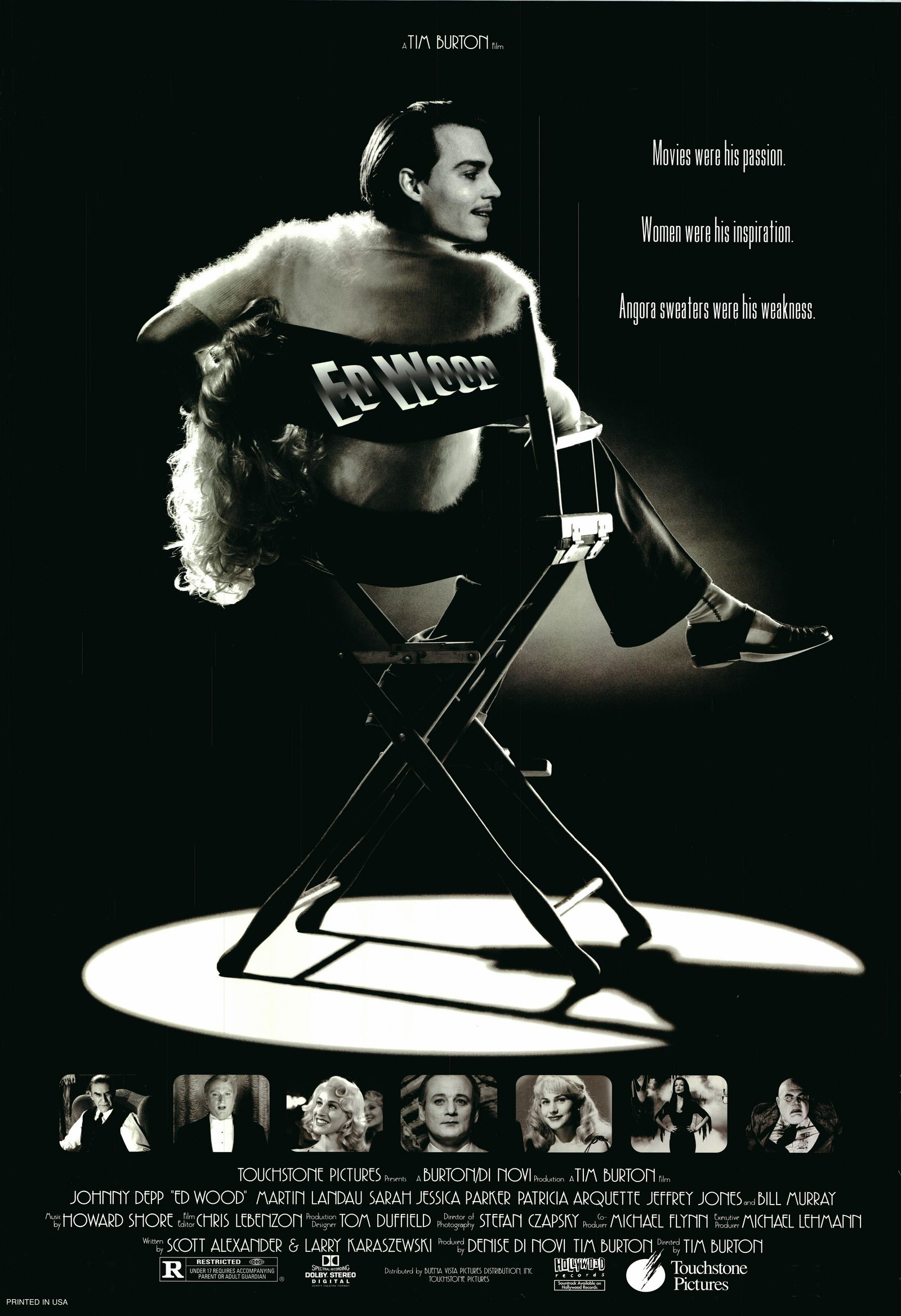 Ed Wood 1994 original one sheet poster (1 of 1)