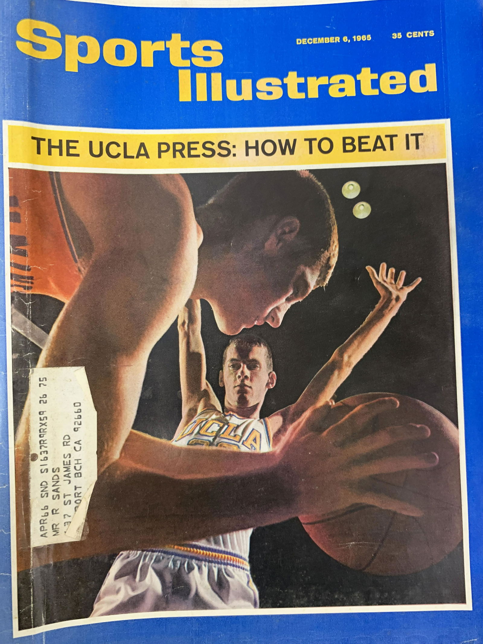 Sports Illustrated 1965 Doug McIntosh issue: McIntosh, a center from Lily High School in Lily, Kentucky, was originally planning to play college ball for Tennessee, but their coach lost his job, and the school's interest waned. McIntosh instead