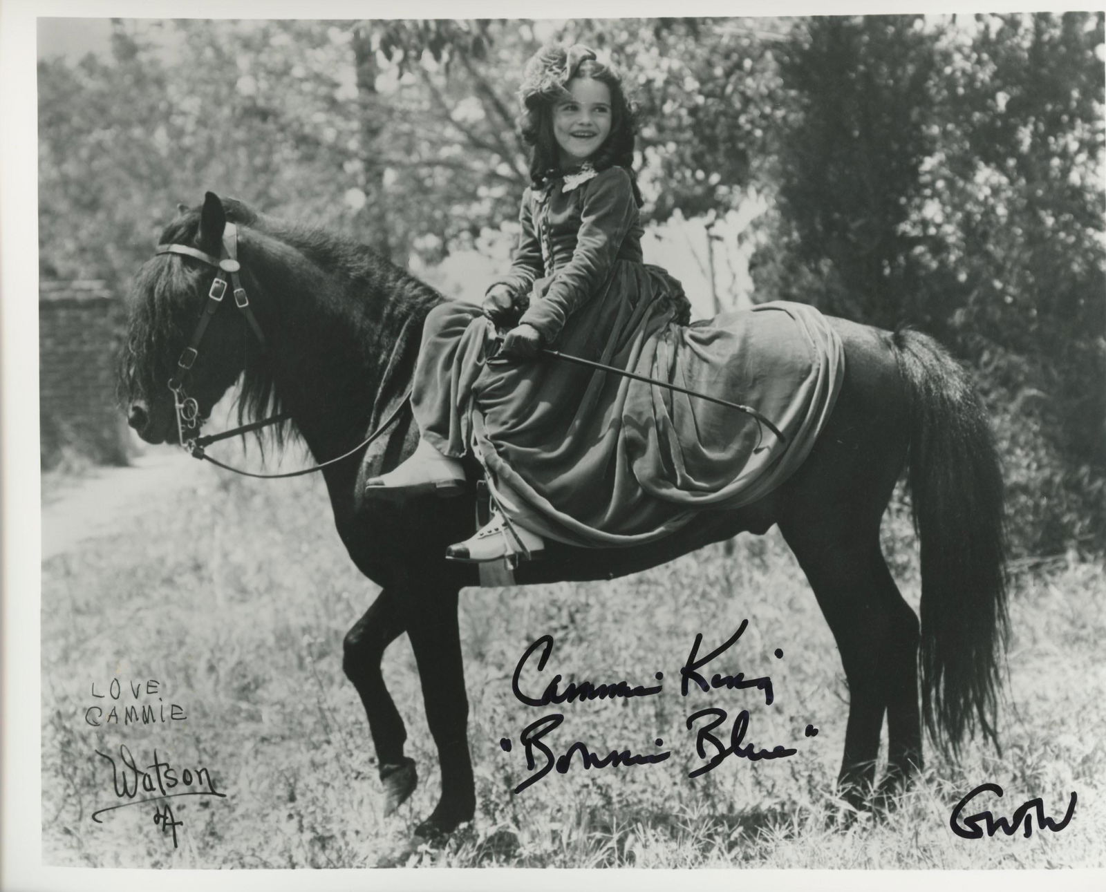 Gone With the Wind signed movie photo: Gone With the Wind signed movie photo autographed by Cammie King.