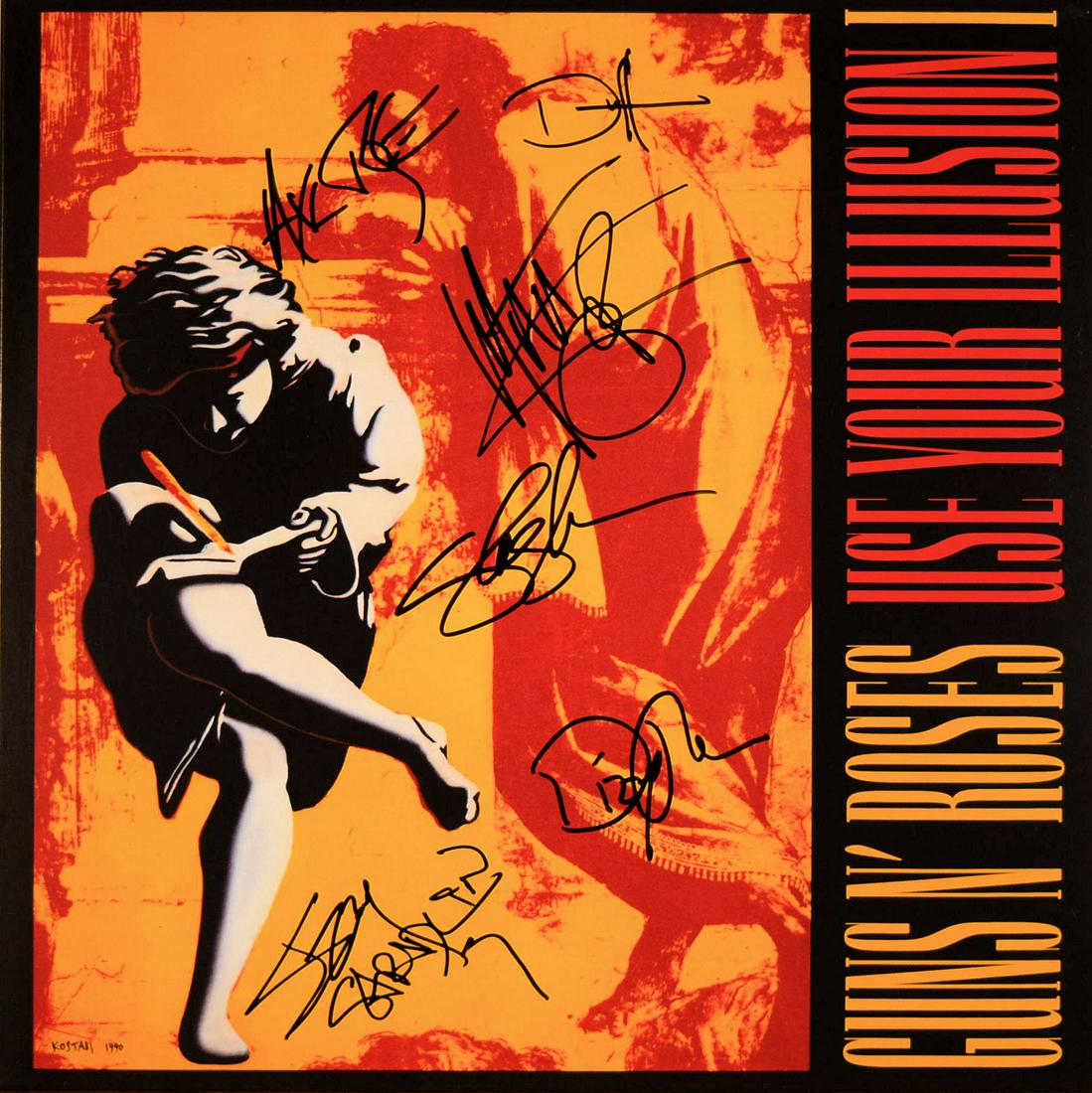Guns N' Roses signed Use Your Illusion I album (1 of 1)