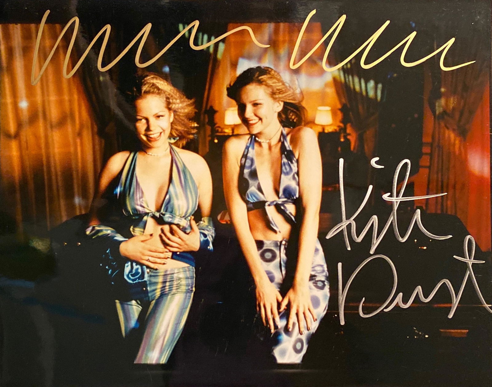 Dick Michelle Williams and Kirsten Dunst signed movie: Dick signed movie photo autographed by Michelle Williams and Kirsten Dunst. 8x10 inches