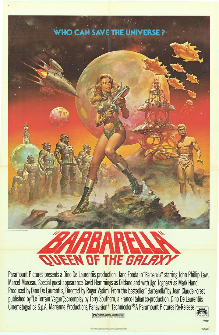 Barbarella original 1977R vintage one sheet poster (1 of 1)