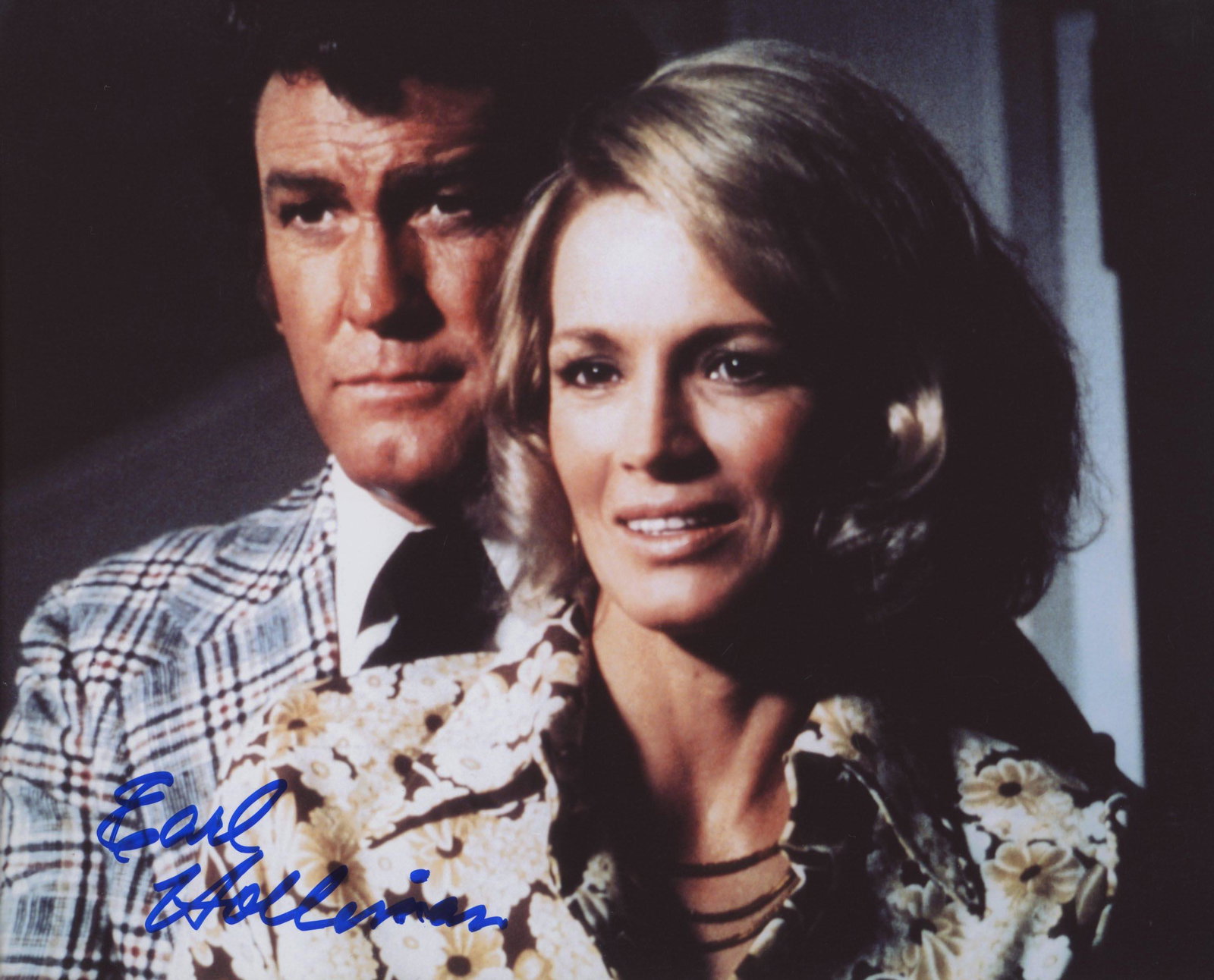 Earl Holliman "Police Woman" signed photo: Police Woman 8x10 photo autographed by Earl Holliman.