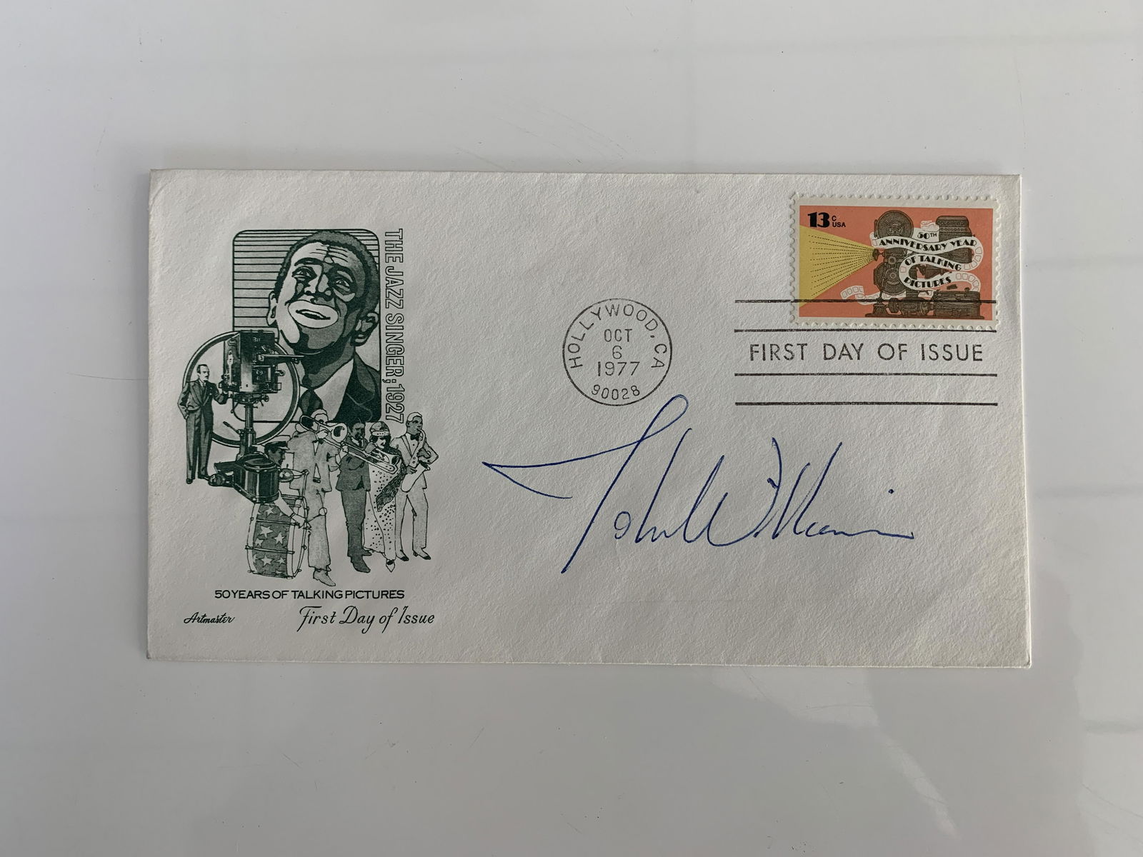 John Williams signed FDC: John Williams signed FDC.6x4 inches