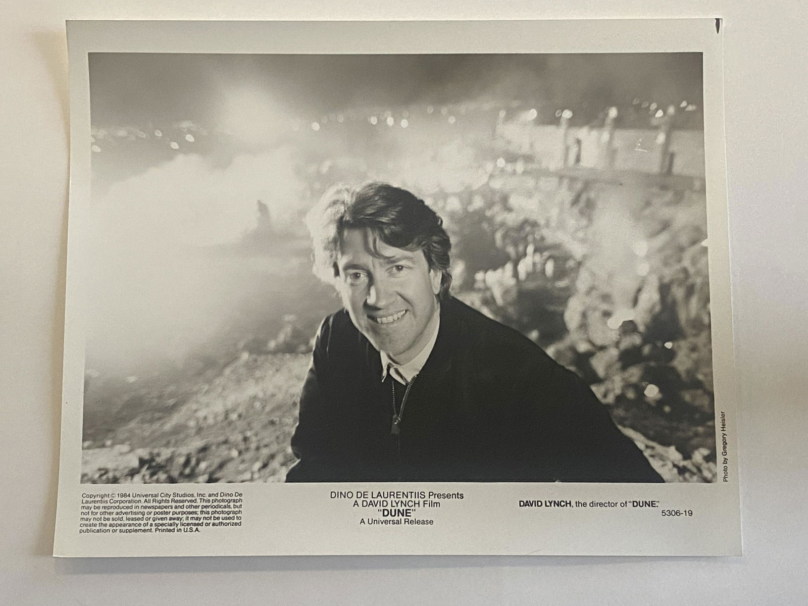 Dune 1984 David Lynch vintage movie photo: Dune 1984 David Lynch vintage movie photo. 8x10 inches