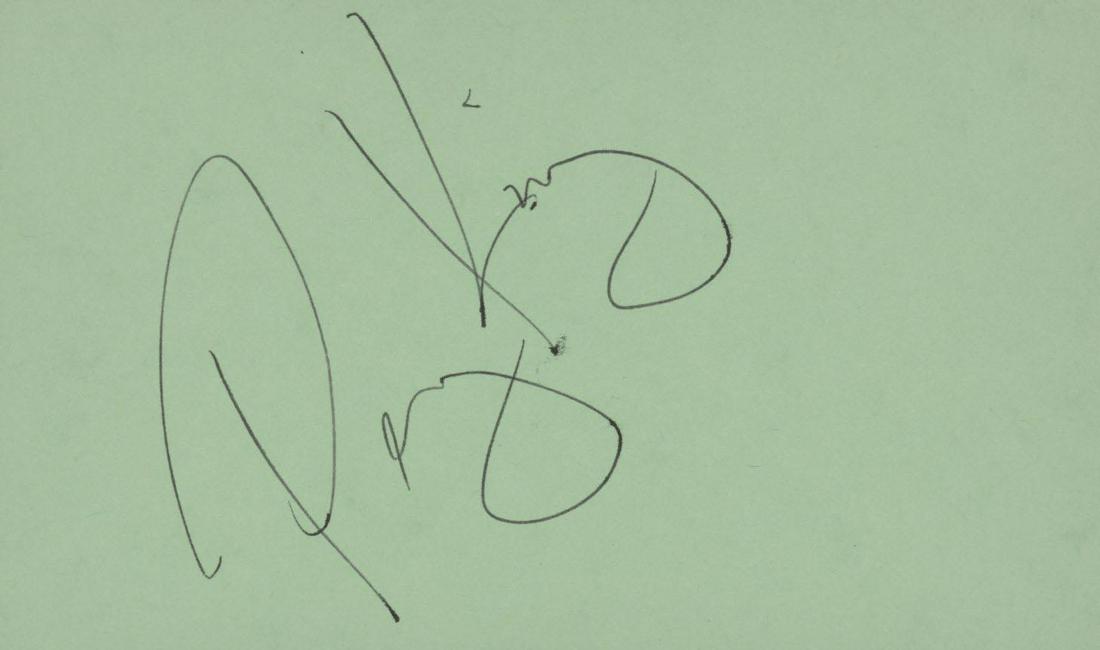 Perry King signature cut: Perry King signature cut