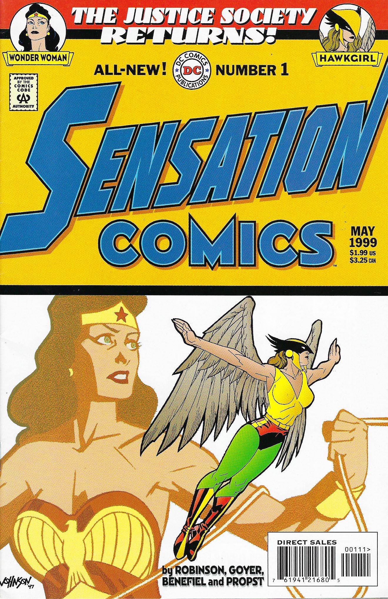 Sensation Comics DC Comic Book #1 (1 of 1)