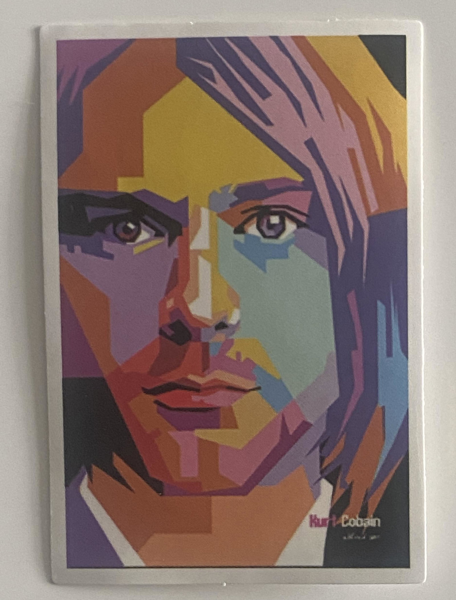 Kurt Cobain sticker: Kurt Cobain sticker. 2x3 inches