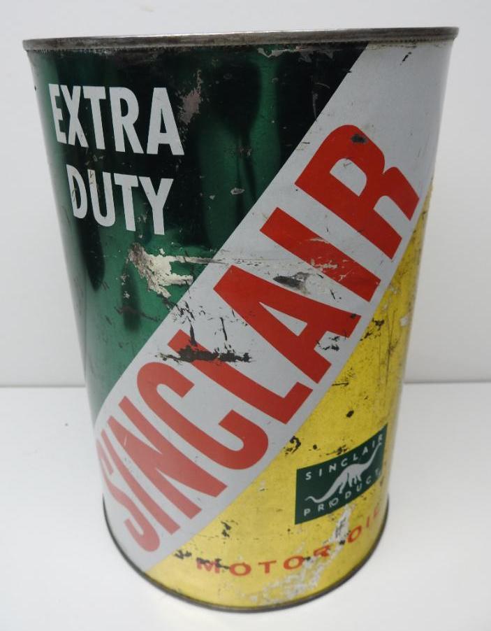 Sinclair Extra Duty Motor Oil Five Quart Can (Green) (1 of 3)