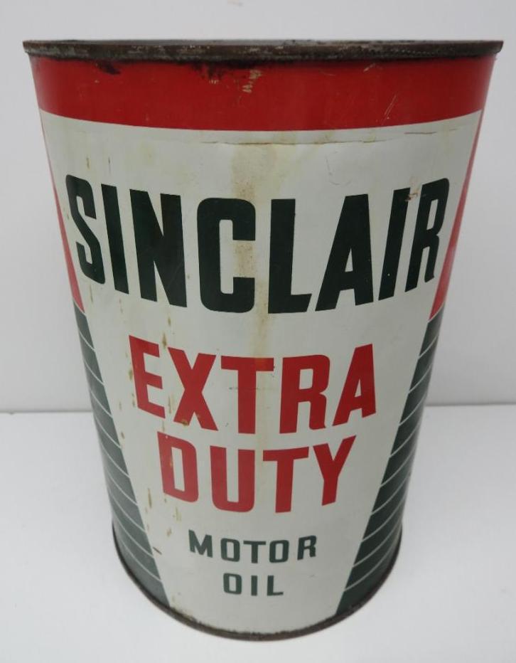 Sinclair Extra Duty Motor Oil Five Quart Can (1 of 3)