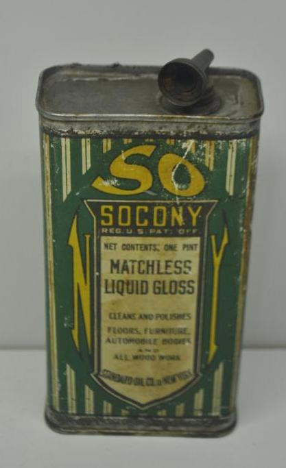 Socony Matchless Liquid Gloss Can (1 of 5)