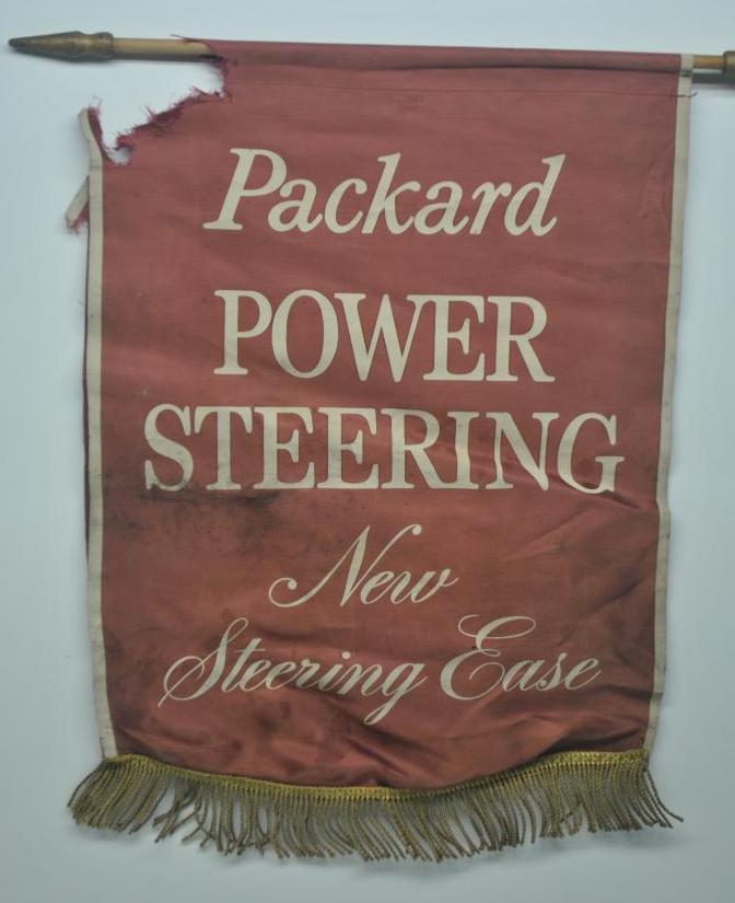 Packard Power Steering Cloth Banner (1 of 4)