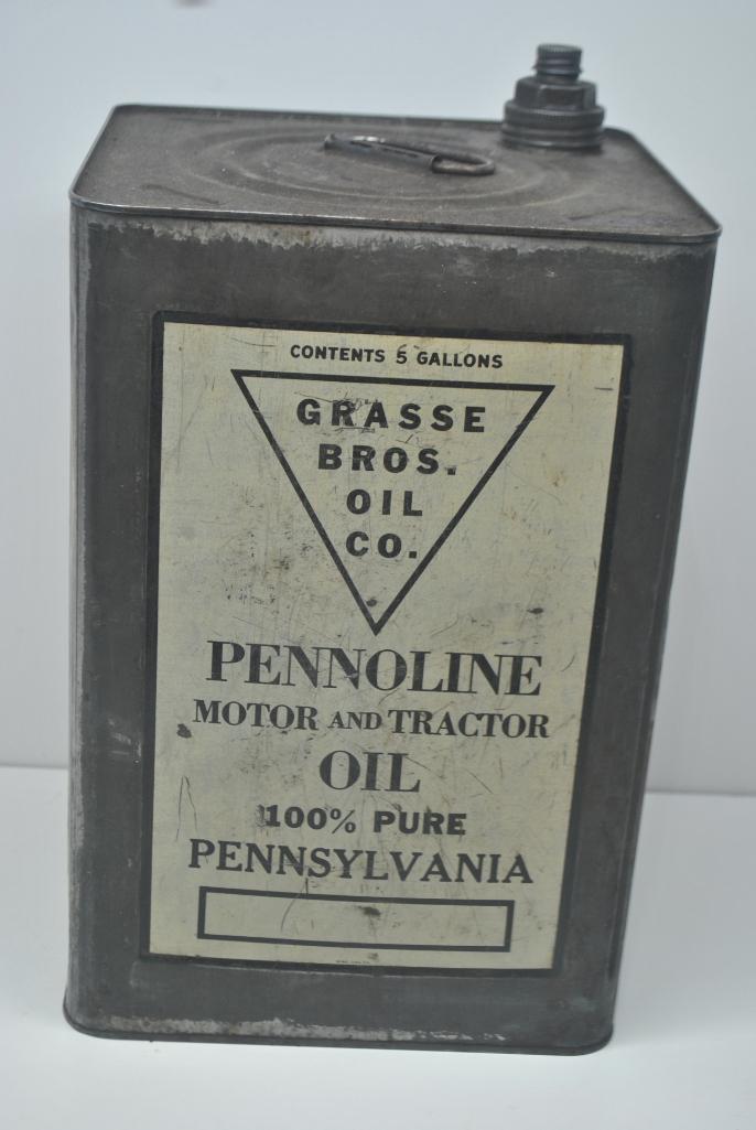 Grasse Bros Pennoline Oil Five Gallon Oil Can (1 of 5)