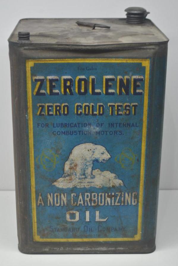 Zerolene Non Carbonizing Five Gallon Oil Can (1 of 8)