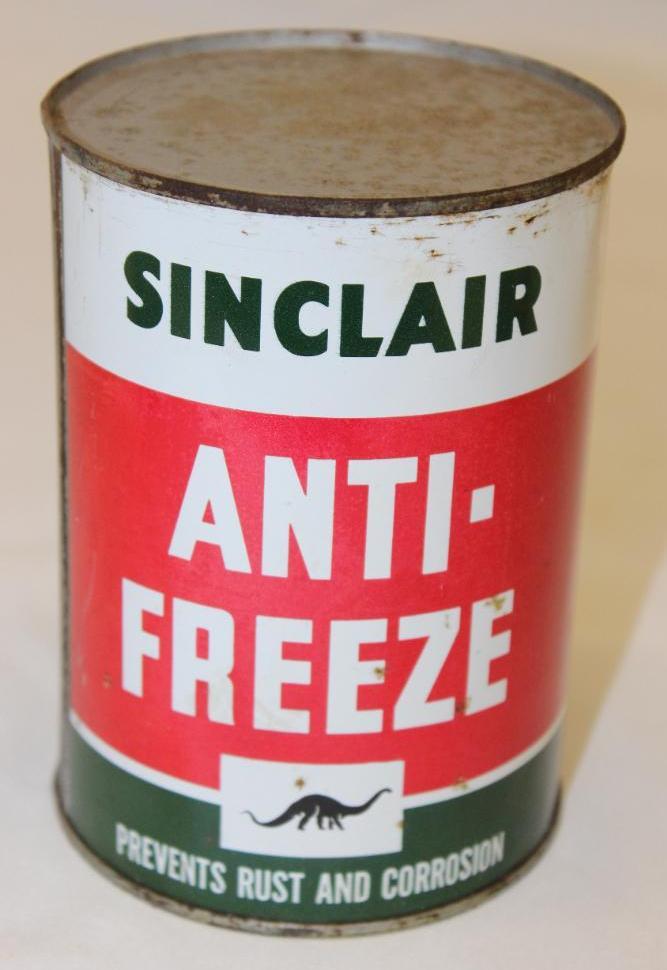 Sinclair Metal 1 Quart Anti-freeze Oil Can (1 of 4)