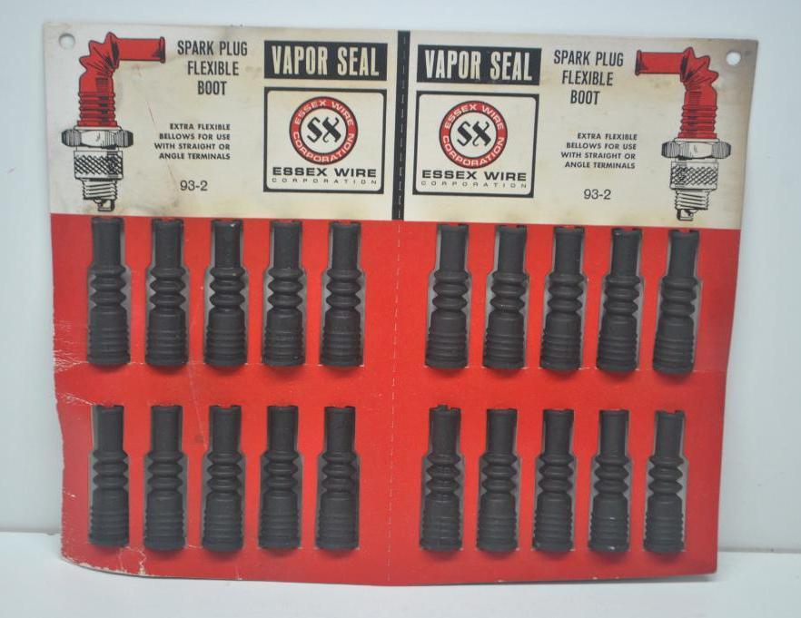 Vapor Seal Spark Plug Boot Display Auction