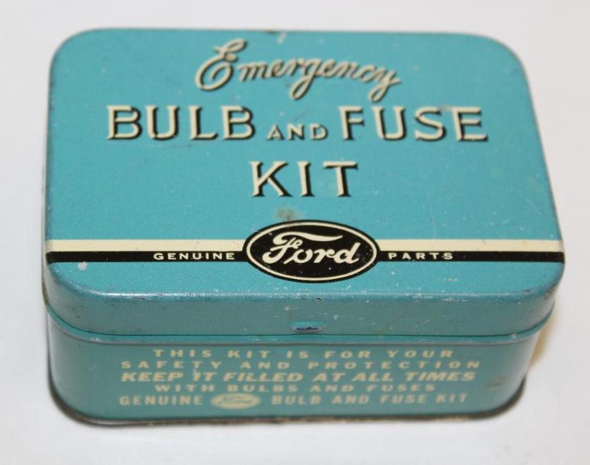 Ford Motor Car Co Auto Lamp Tin Display Can (1 of 4)