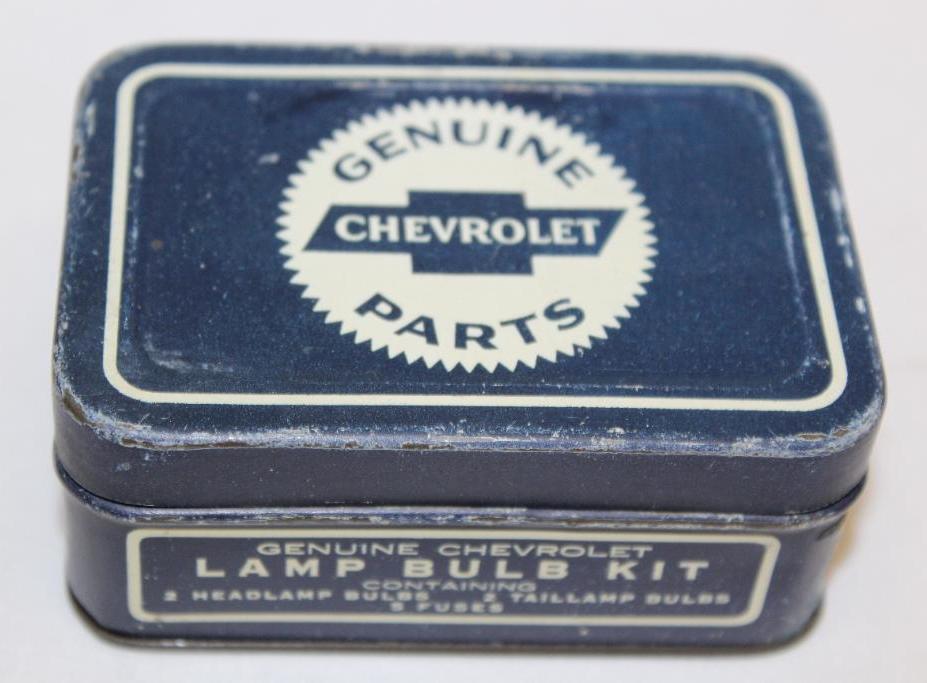 Chevrolet Auto Lamp Tin Display Can (1 of 5)