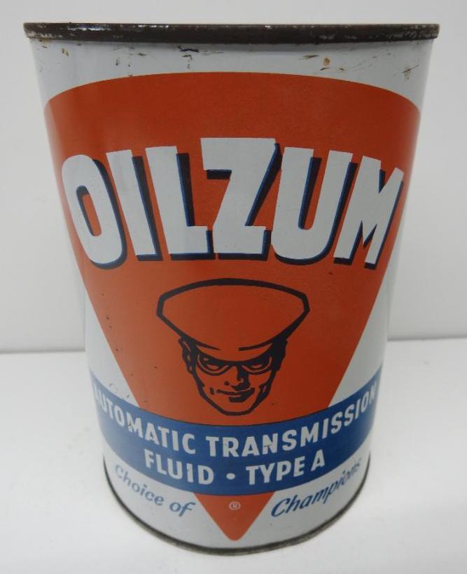 Oilzum ATF Quart Oil Can (1 of 5)