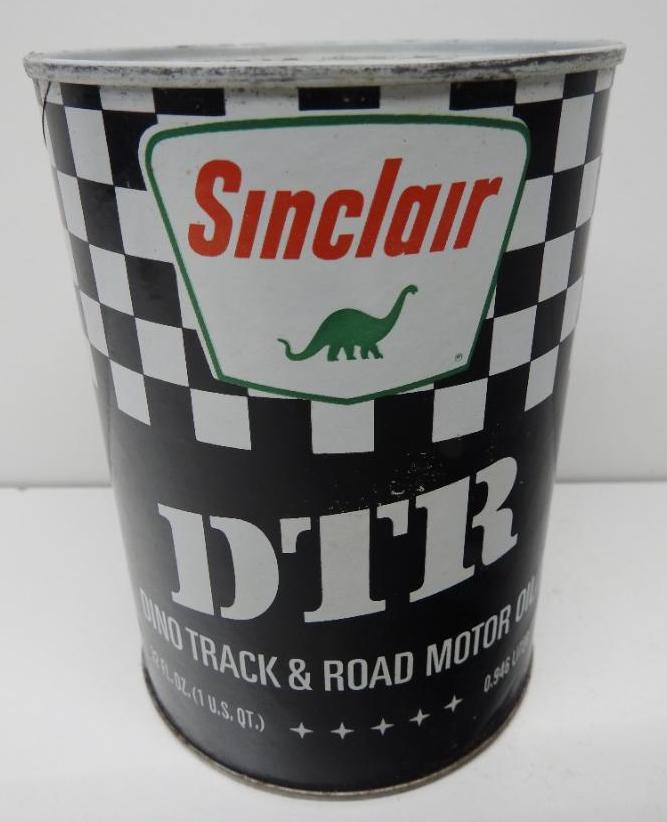 Sinclair DTR Motor Oil Quart Can (1 of 3)