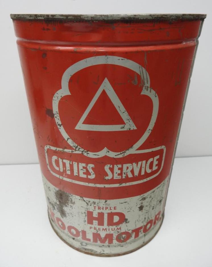 Cities Service HD Koolmotor Five Quart Can (Silver) (1 of 4)